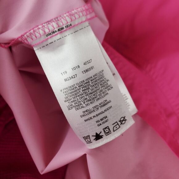 COLUMBIA Girls Lightweight Full Zip Up Windbreaker Jacket Coat Hooded Hoodie - Picture 5 of 6